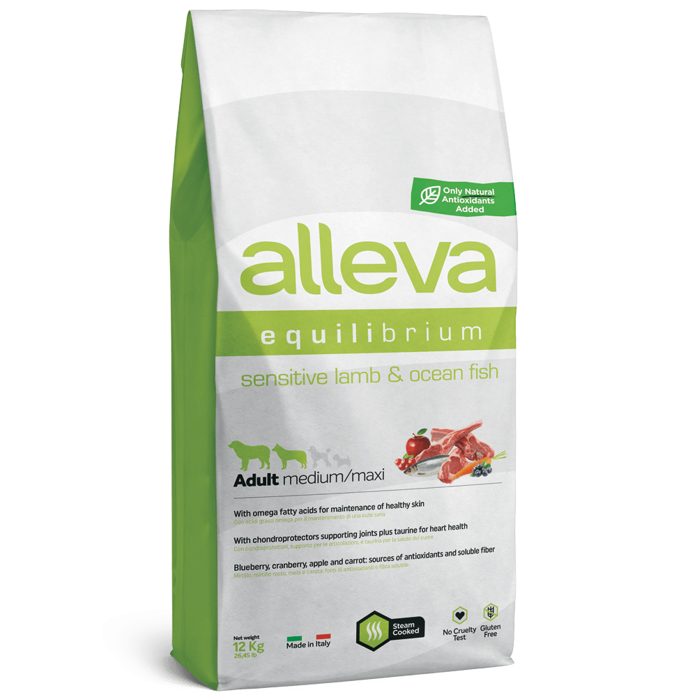 Alleva equilibrium sensitive lamb&ocean fish 12kg